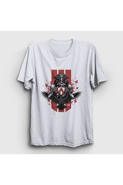 Presmono Μπλουζάκι Unisex White Bloodhound Apex Legends 231804 ττ