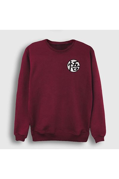 Presmono Φούτερ Unisex Claret Red Kanji Go Anime Dragon Ball 236289 ττ