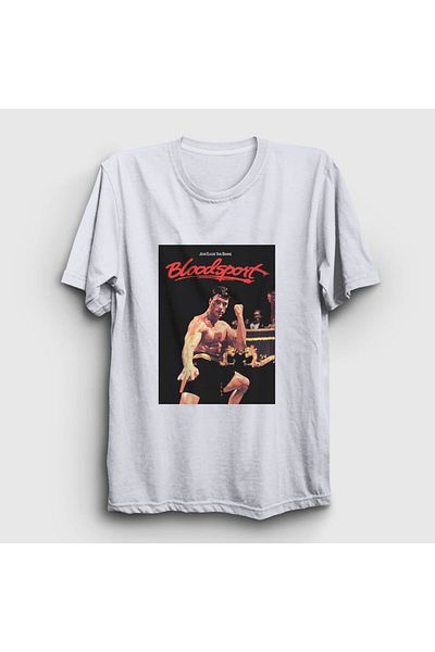 Presmono Μπλουζάκι Unisex White Bloodsport Ταινίας Jean Claude Van Damme 258732 ττ