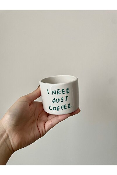 Nouis كوب سيراميك مصنوع يدويًا يحتاج فقط إلى القهوة