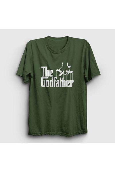 Presmono Μπλουζάκι Unisex Χακί με λογότυπο Ταινίας Father The Godfather 251618 ττ
