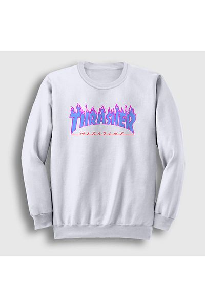Presmono Φούτερ Unisex White Logo V2 Thrasher 278478 ττ