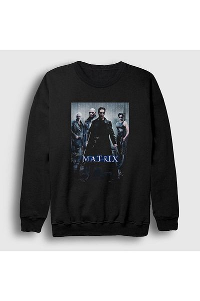 Presmono Unisex Μαύρο κάλυμμα Ταινία The Matrix Sweatshirt 253733 ττ