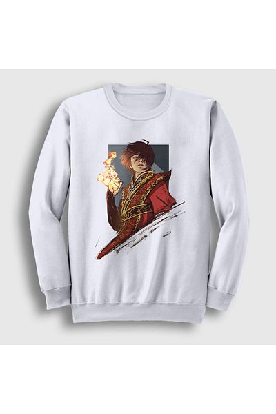 Presmono Unisex White Zuko Anime Avatar The Last Airbender Φούτερ 262851 ττ