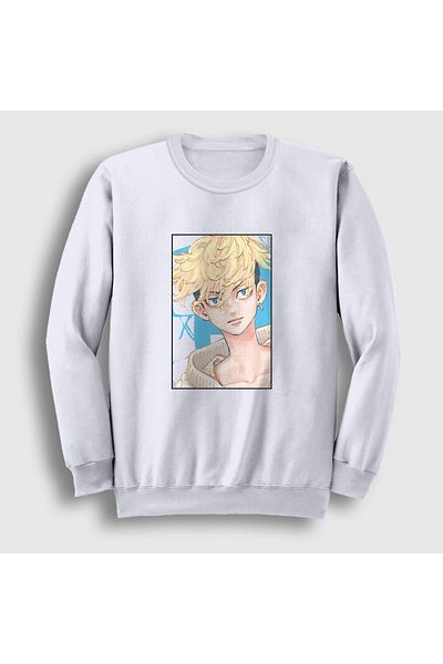 Presmono Φούτερ Unisex White Chifuyu Anime Tokyo Revengers 241050 ττ