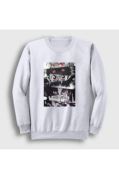 Presmono Φούτερ Unisex White Eyes Anime Hunter X Hunter 238073 ττ