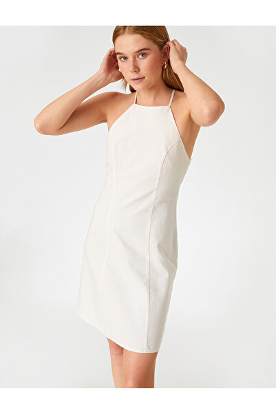 Koton Rochie Mini Decolteu Halter Amestec de in