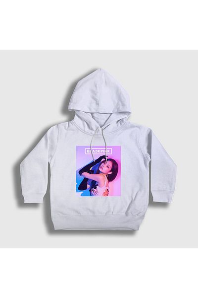 Presmono Hanorac cu glugă unisex alb Jennie Blackpink271882tt