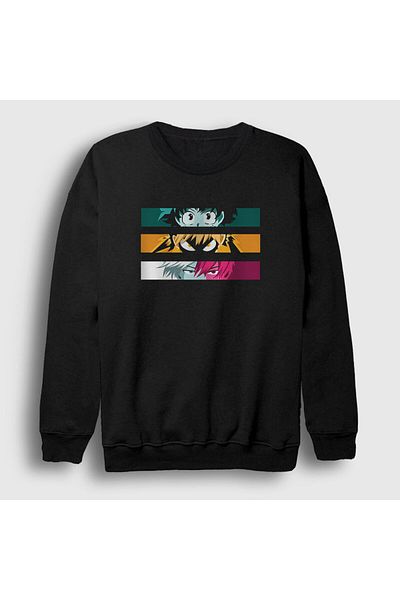 Presmono Φούτερ Unisex Black Eyes Anime Boku No Hero Academia 234568 ττ