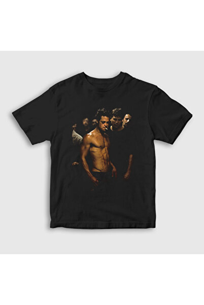 Presmono Unisex dečja crna majica Tyler Durden film Fight Club Fight Club T-s...