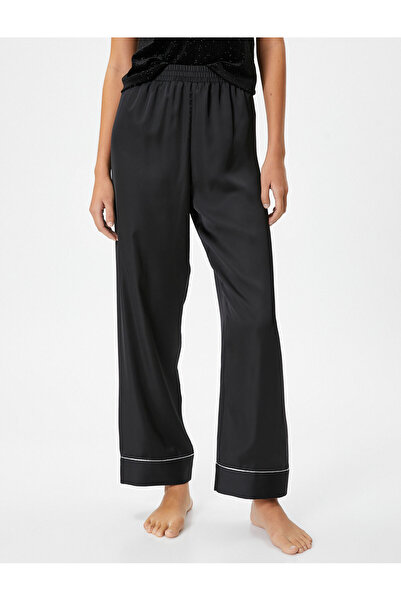Koton Schwarze Pyjamahose für Damen