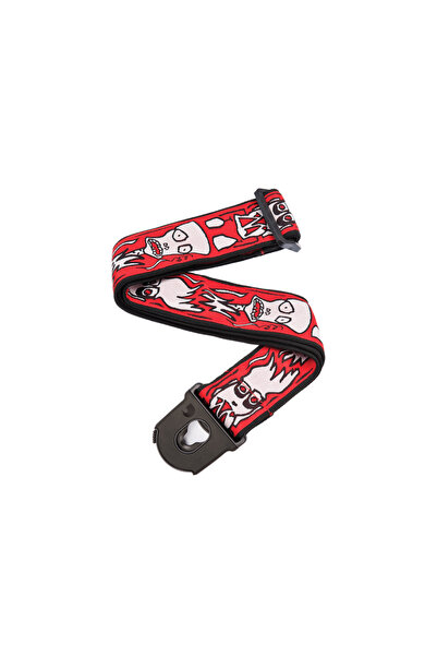 Planet Waves PLANETWAVES 50PLJS02 ΛΑΒΕΣΤΡΑ ΓΙΑ ΚΙΘΑΡΑ 50MM LOCK-JS UP IN FLAMES Λαβέςτρα για κιθάρα 50mm Lock-Js Up In Flames