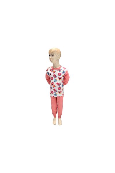 EXTRAÇARŞI 6-11 Years Girl's Cat Patterned Pajama Set