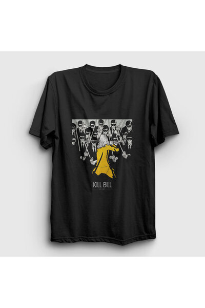 Presmono Unisex Siyah Gang Film Kill Bill T-shirt 246363tt