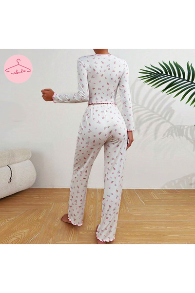 naboda Set de pijamale cu design elegant pentru femei