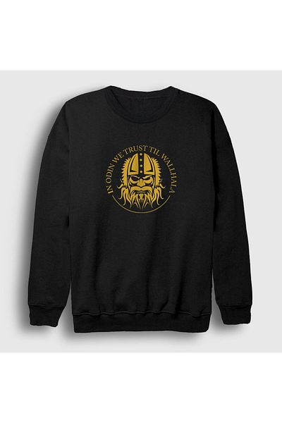 Presmono Φούτερ Unisex Black Trust Vikings 222648 ττ