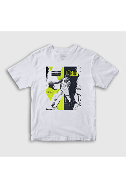 Presmono Unisex dečja košarkaška lopta Ja Morant, bela T-shirt 295739tt