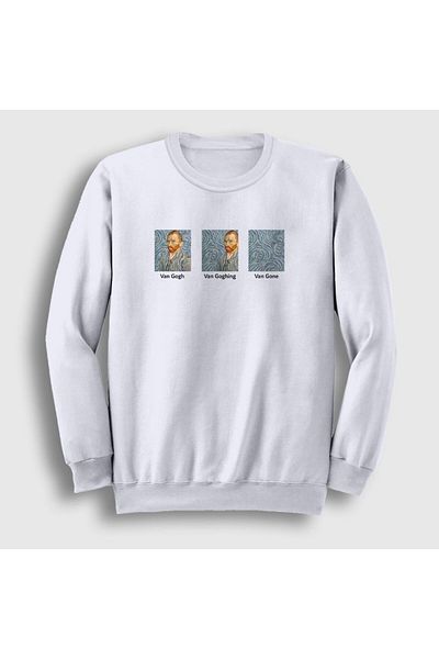 Presmono Φούτερ Unisex White Van Gone Art Painter Vincent Van Gogh 303503 ττ