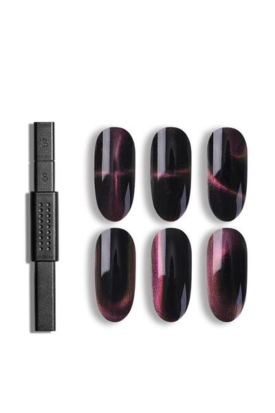aba nails Kedi Gözü Çift Taraflı Mıknatıs 3d