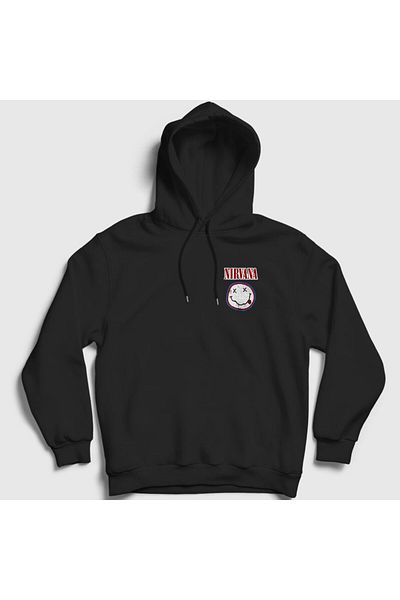 Presmono Φούτερ Unisex Black Grimace Nirvana με κουκούλα 291790 ττ