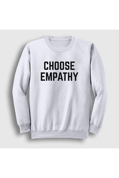 Presmono Unisex Λευκό Φούτερ Επιλέξτε Empathy Selena Gomez 320049 ττ