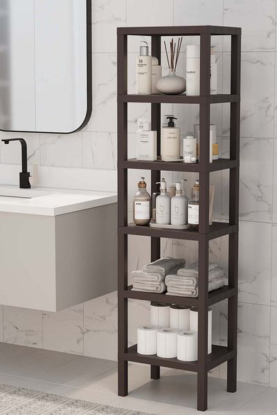 Trend Maison Organizator modular multifuncțional cu 6 niveluri, raft de bucătărie și dulap pentru alimente, ghiveci decorativ pentru flori