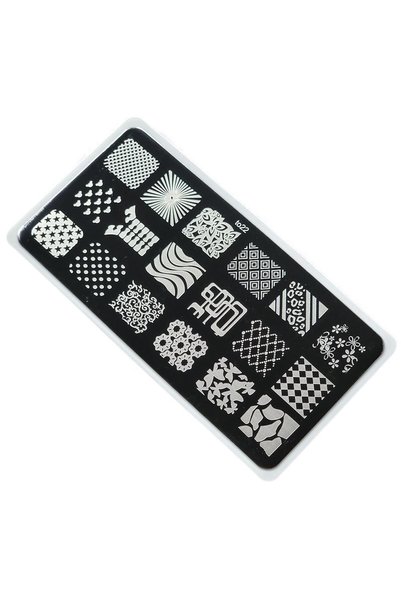 aba nails Nail Art Stamping Baskı Plakası
