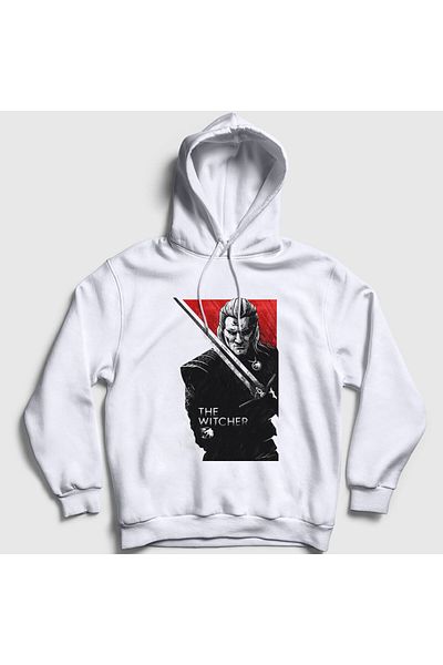 Presmono Φούτερ με κουκούλα Unisex White Geralt Of Rivia V2 Array Witcher 321267 ττ