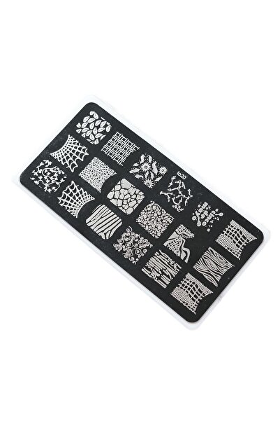 aba nails Nail Art Stamping Baskı Plakası