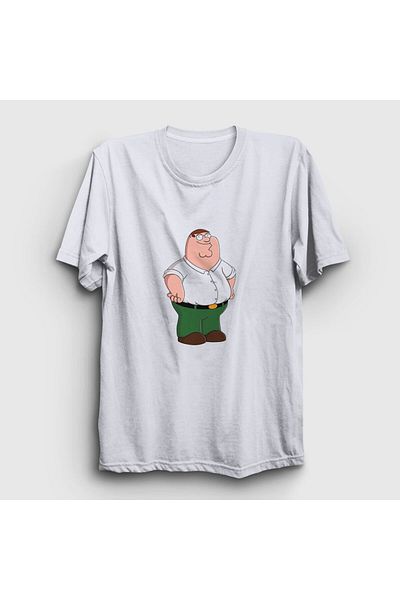 Presmono Μπλουζάκι Unisex White Peter Griffin V2 Family Guy 300767 ττ
