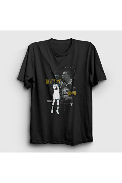 Presmono Unisex crna Kevin Durant košarkaška lopta T-shirt 295780tt