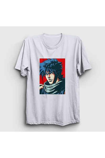 Presmono Μπλουζάκι Unisex White Joseph Joestar Anime Jojo 321700 ττ