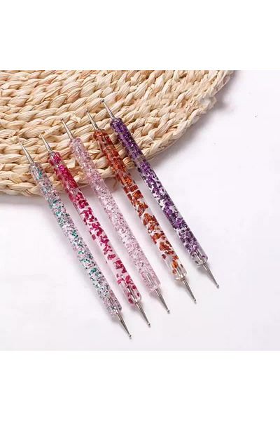 aba nails Nail Art Acrylic Gel Nail Brush Set 20pcs