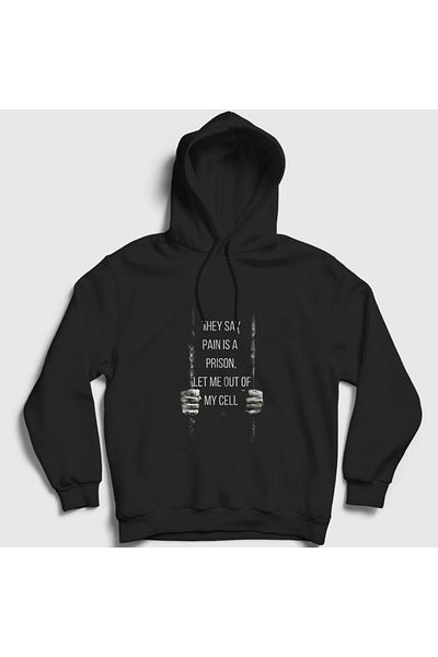 Presmono Φούτερ Unisex Black Cell Rapper Nf με κουκούλα 304910 ττ