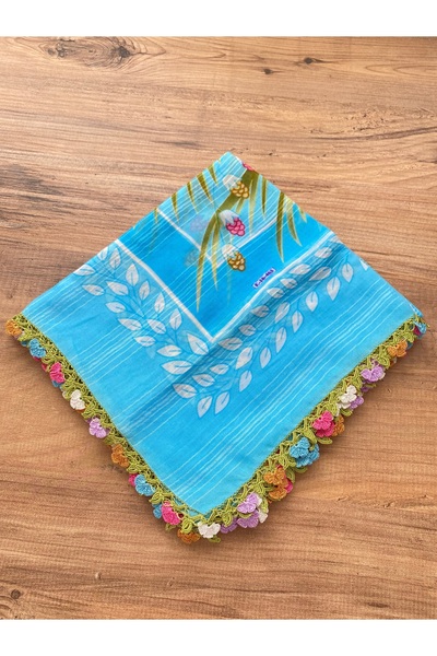 DEVSER işlemeli şal