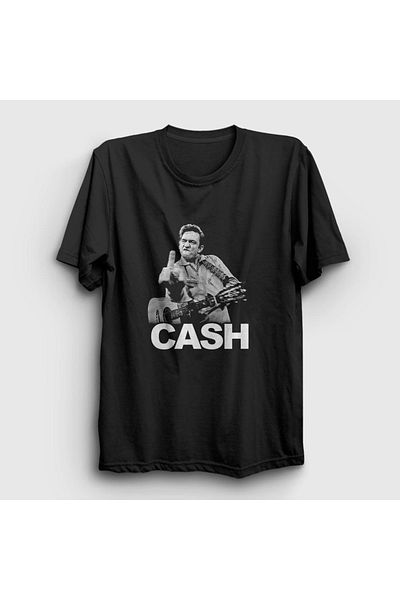 Presmono Μπλουζάκι Unisex Black Finger Johnny Cash 333710 ττ