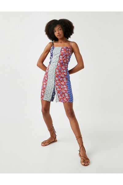 Koton Shorts, Overalls, Patchwork, dünner Träger