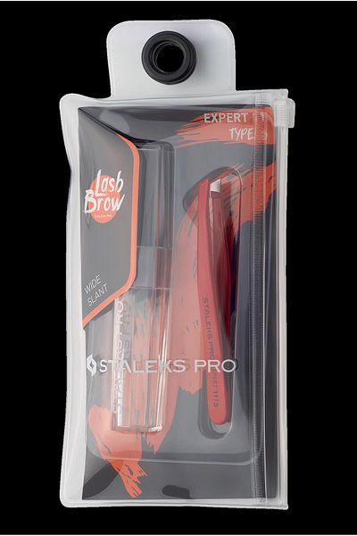 STALEKS Expert Professional Eyebrow Tweezers 5mm Red