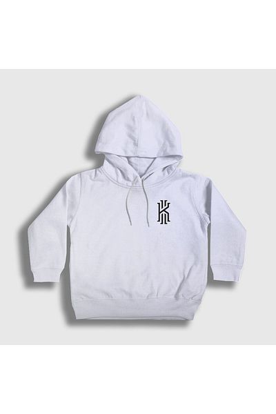 Presmono Unisex Παιδικό λευκό λογότυπο Kyrie Irving Φούτερ με κουκούλα μπάσκετ 296713 ττ
