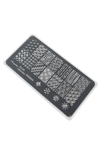 aba nails Nail Art Stamping Baskı Plakası