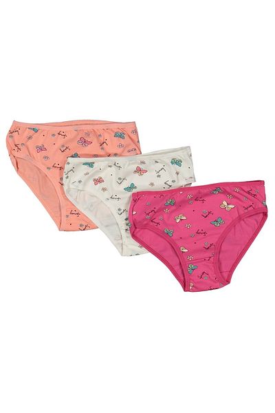 diamondstar Chiloți slip pentru fetiță 4/11 ani cu model mixt