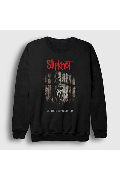 Presmono Унисекс черен суитшърт The Gray Chapter Slipknot 294233tt