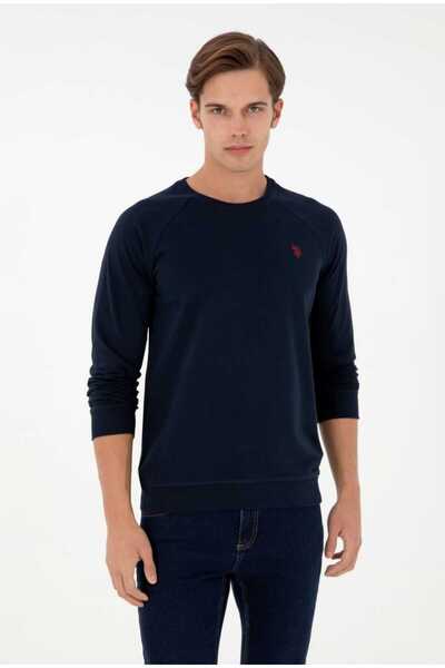 U.S. Polo Assn. Erkek Regular Fit Bisiklet Yaka Basic Sweatshirt