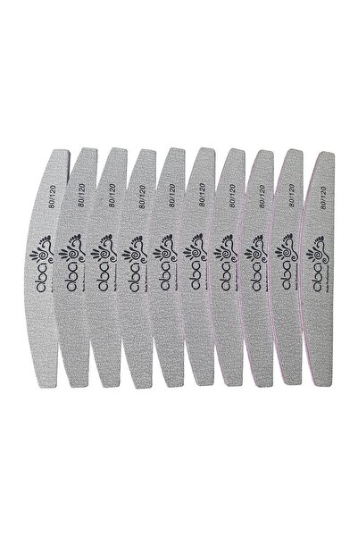 aba nails Aba Profesyonel Kağıt Tırnak Törpüsü 10lu Set 120 Grit