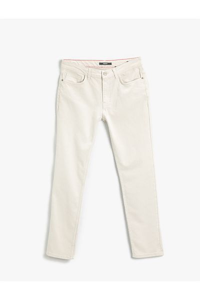Koton Slim Fit Basic Παντελόνι με 5 Τσέπες