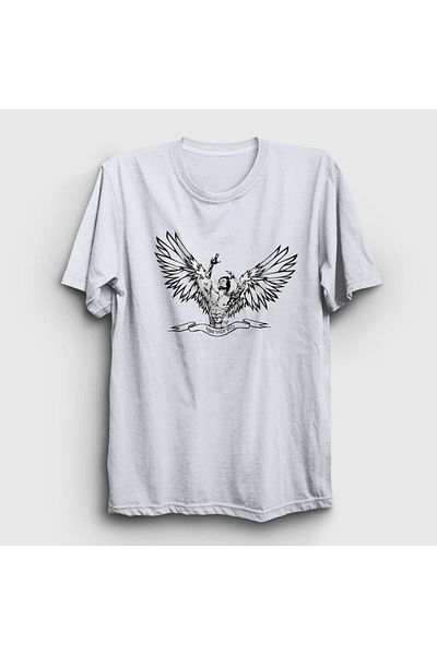 Presmono Μπλουζάκι Unisex White Angel Gym Fitness Zyzz 319590 ττ