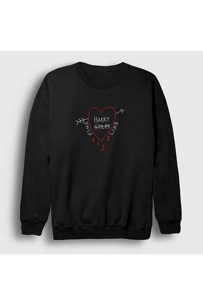 Presmono Унисекс черен суитшърт Fine Line Harry Styles 317521tt