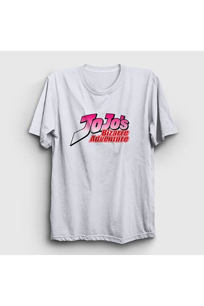 Presmono Μπλουζάκι Unisex με λευκό λογότυπο Anime Jojo 322570 ττ