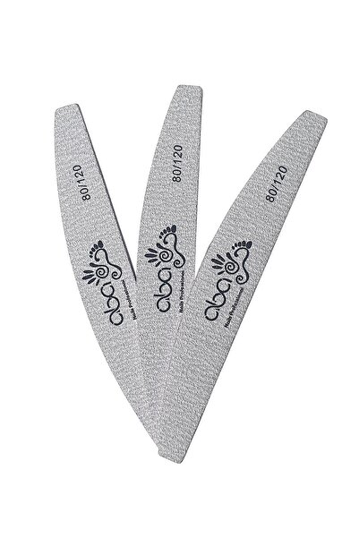aba nails Aba Profesyonel Kağıt Tırnak Törpüsü 120 Grit ( 3 Adet )