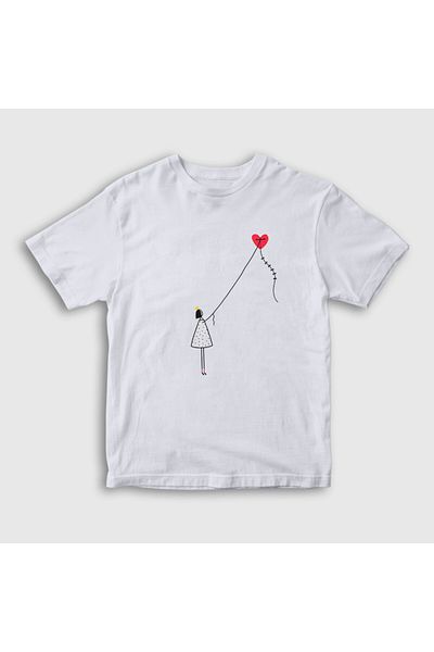 Presmono Tricou cu zmeu alb pentru copii unisex288397tt